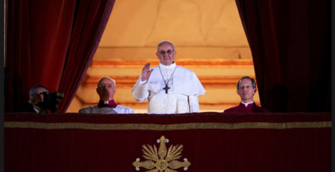 First sight of new Pope March 13, 2013
